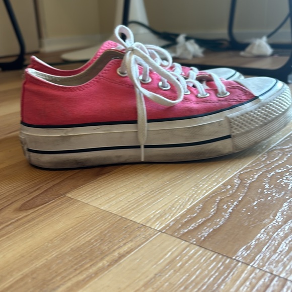 Red Converse All-Star Platform - Picture 4 of 7